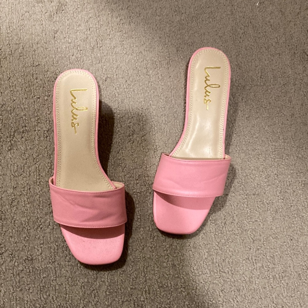 Lulus Mule Block Heel - Picture 3 of 9